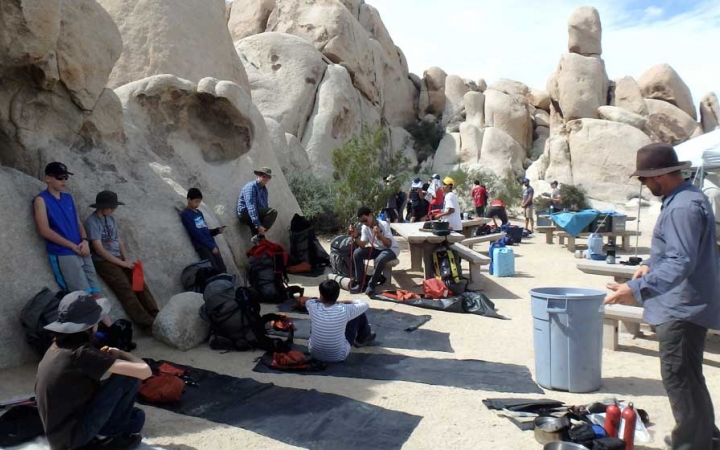 camping for teens in joshua tree